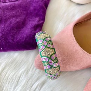 NWOT J Crew Pink Diamond Stretch Bracelet